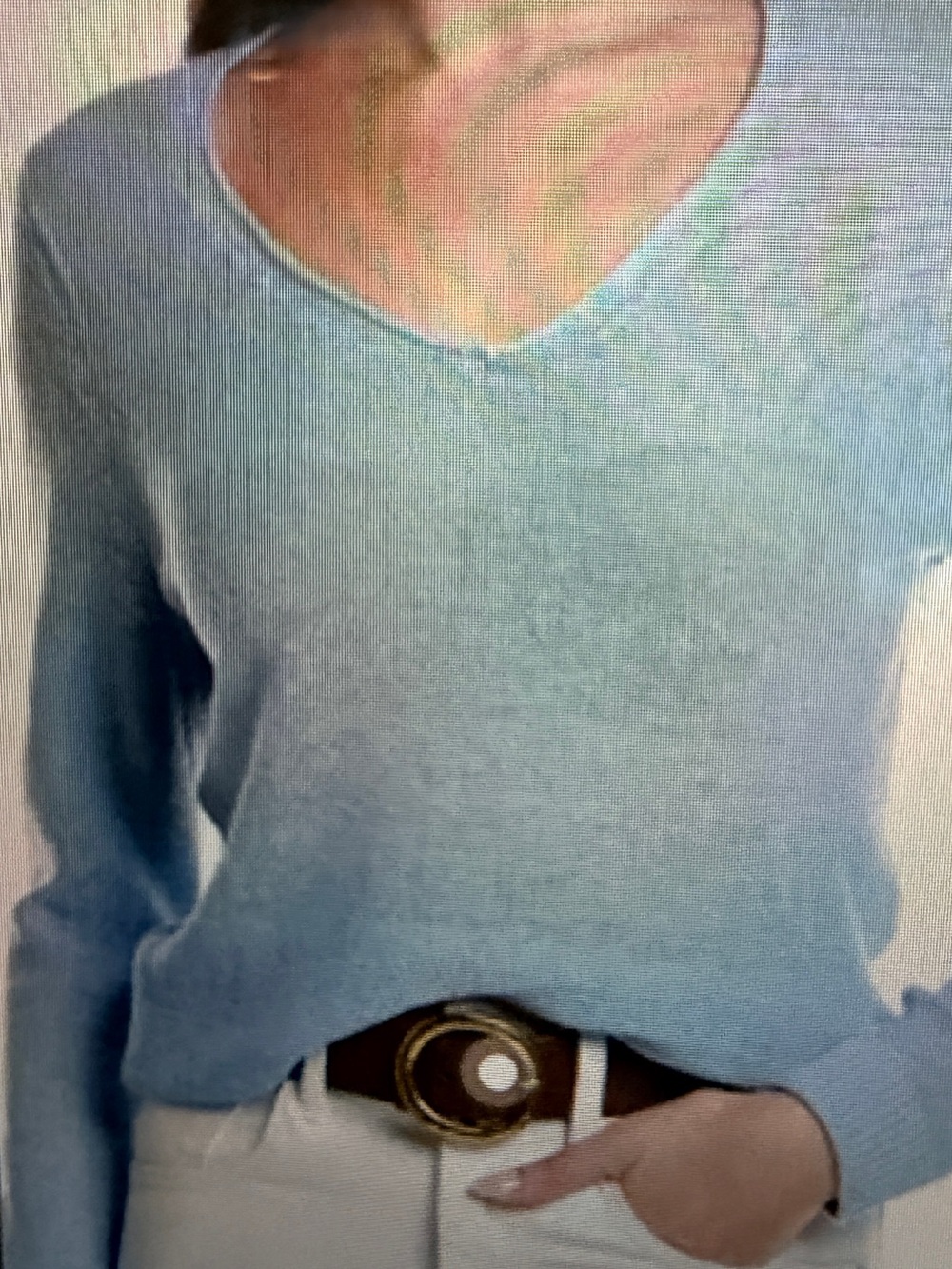 Tommy Bahama Light Blue, Cedar Linen Knit Sweater NWOT